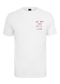 Mister Tee, Herren Tee 'Clique', Weiß