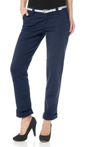 AJC, Damen Chinohose, Dunkelblau