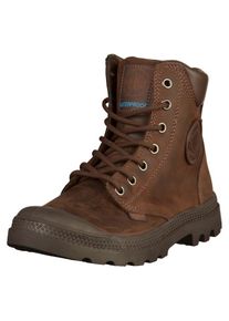 Palladium, Damen Stiefelette, Braun / Brokat
