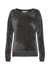 Naketano, Damen Sweatshirt 'Mackin da Hoes', Taupe