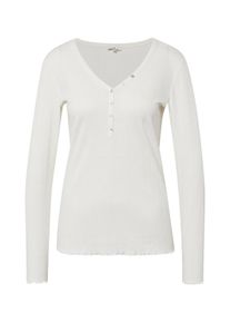Tom Tailor, Damen Langarmshirt, Perlweiß