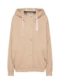 Review, Damen Jacke 'BATSLEEVE HOOD', Beige
