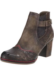 Mustang, Damen Stiefeletten, Braun / Rot