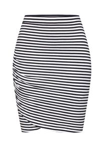 armedangels, Damen Rock 'NINAA STRIPES', Blau / Weiß