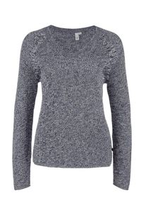 Q/S Designed By, Damen Pullover, Blaumeliert