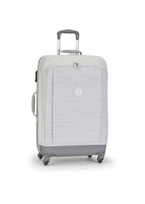 Kipling, Herren Basic Plus Super Hybrid M 4-Rollen Trolley 70 cm, Grau / Hellgrau