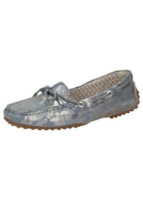 Sioux, Damen Slipper 'Carulia-700', Rauchblau / Silber