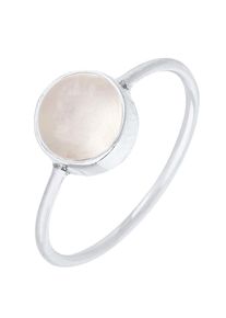 Elli, Damen Ring, Silber / Wei&szlig;
