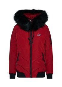 Khujo, Damen Jacke 'CIWANA WITH DET. HOOD', Rot / Schwarz