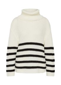 ABOUT YOU, Damen Pullover, Schwarz / Wei&szlig;