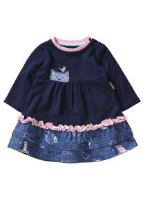 Sigikid, Mädchen Kleid, Nachtblau / Royalblau / Hellpink