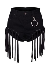Diesel, Damen Jeansshorts 'DE-ROCK', Schwarz