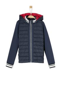 s.Oliver Junior, Mädchen Jacke, Dunkelblau / Weiß