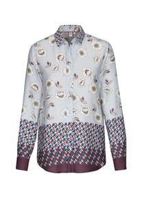 Seidensticker, Damen Hemdbluse 'Schwarze Rose', Hellblau / Bordeaux / Wei&szlig;
