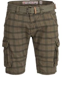 INDICODE JEANS, Herren Cargohosen 'Monroe Check', Khaki