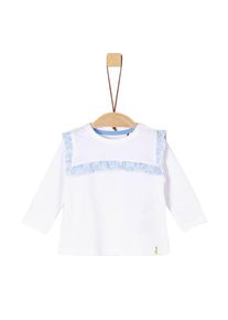 s.Oliver Junior, Mädchen Shirt, Blau / Weiß