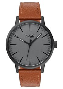 Hugo, Herren Uhr '1530075', Karamell / Grau / Silbergrau