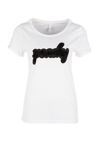 Q/S Designed By, Damen Jerseyshirt, Schwarz / Wei&szlig;