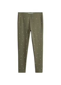 Mango, Damen Leggings 'Estre-A', Khaki / Wei&szlig;