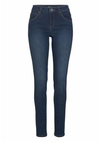 Arizona, Damen Slim-fit-Jeans, Dunkelblau