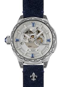 HAEMMER, Damen Automatikuhr 'Blue Horizon, RD-300', Navy / Silber