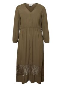JUNAROSE, Damen Maxikleid, Oliv