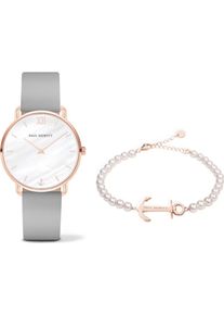 Paul Hewitt, Damen Schmuckset 'Miss Ocean Line', Silbergrau / Rosé / Weiß