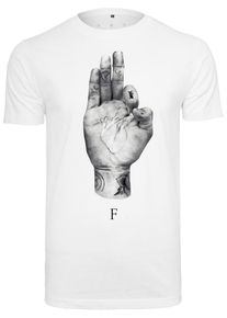 Mister Tee, Herren T-Shirt 'FMS Sign', Wei&szlig;