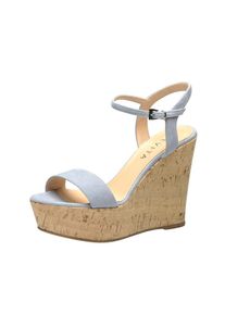 Evita, Damen Keilsandalette, Opal