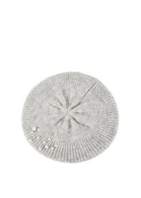 s.Oliver RED LABEL, Damen Baskenm&uuml;tze, Graumeliert