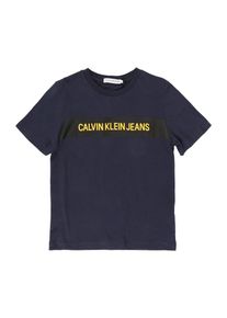 Calvin Klein Jeans, Shirt 'BOX LOGO REGULAR TEE', Navy
