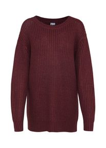 Urban Classics, Damen Oversized Pullover 'Basic Crew', Burgunder
