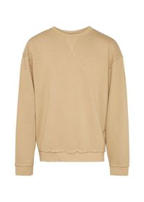Urban Classics, Herren Oversize Pullover 'Open Edge Crew', Sand
