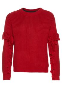 name it, M&auml;dchen Strickpullover, Feuerrot