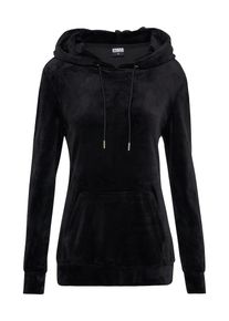 Urban Classics, Damen Hoody 'Velvet', Schwarz