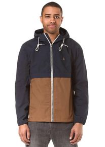 Volcom, Herren Jacke 'Howard', Nachtblau / Braun