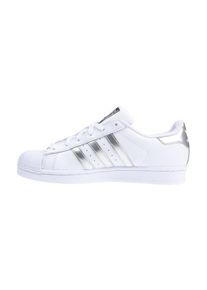 adidas originals, Damen Sneaker 'Superstar', Silber / Wei&szlig;