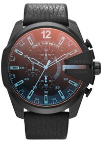 Diesel, Herren Chronograph 'DZ4323', Blau / Rot / Schwarz