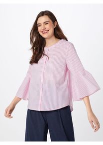 Kaffe, Damen Bluse 'Dorthe', Pink / Wei&szlig;