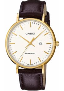 Casio, Damen Collection Quarzuhr 'LTH-1060GL-7AER', Kastanienbraun / Gold