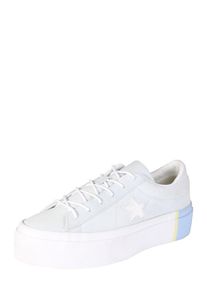 Converse, Damen Sneaker 'ONE STAR PLATFORM - OX', Hellblau / Weiß