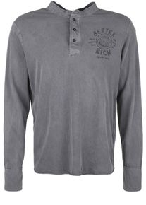 Better Rich, Herren Longsleeve GRAND DAD, Grau