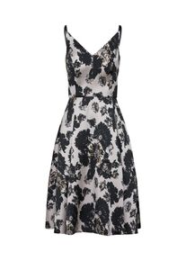Swing, Damen Cocktailkleid, Grau / Schwarz