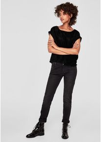 s.Oliver RED LABEL, Damen Blusenshirt, Schwarz