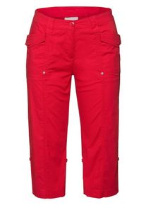 sheego Casual, Damen 3/4-Hose, Rot