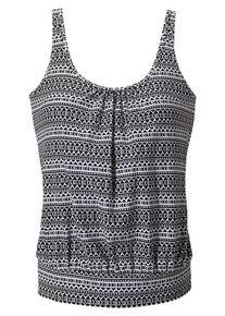 Venice Beach, Damen Tankini-Top "Spring", Schwarz / Wei&szlig;