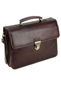 Picard, Herren Toscana Aktentasche Leder 37 cm, Kastanienbraun