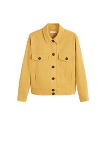 Mango, Damen Jacke 'Trucker', Ocker