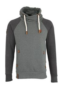 Naketano, Herren Kapuzenpullover, Anthrazit / Khaki