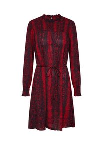 Jacqueline de Yong, Damen Kleid 'SNAKEY SMOCK DRESS', Rot